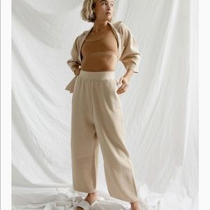 James Street Co Waffle Pants Size Medium